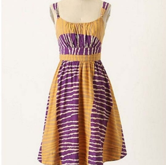 Anthropologie Dresses & Skirts - Anthro Fei Serengeti Batik Tribal Print Dress, 4